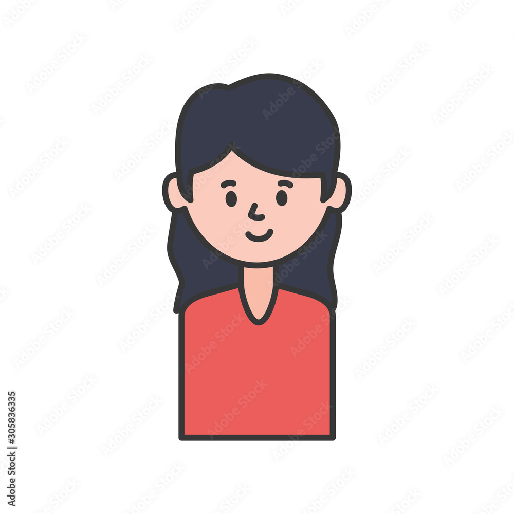 avatar woman person vector design avatar woman person vector design
