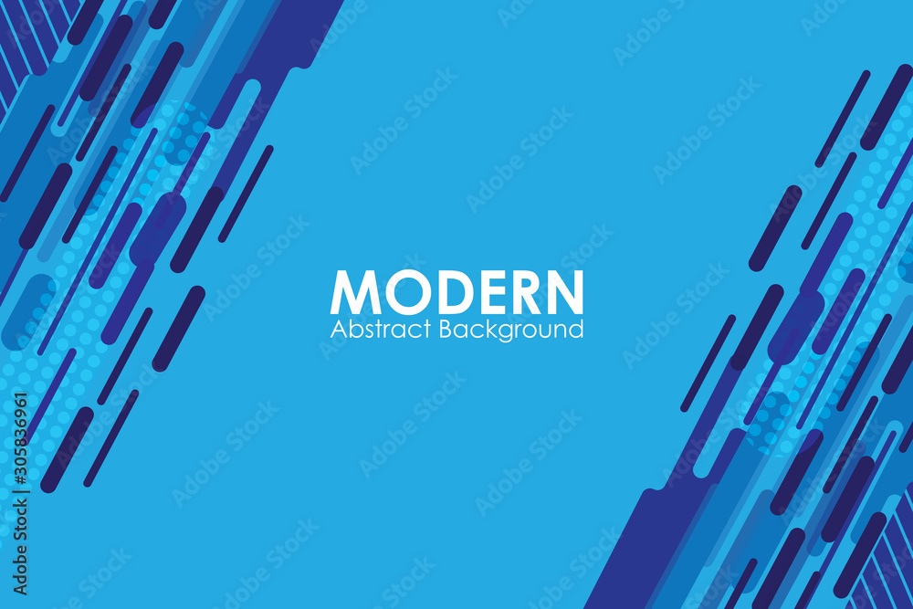 Modern Abstract Background with blue color Modern Abstract Background with blue color