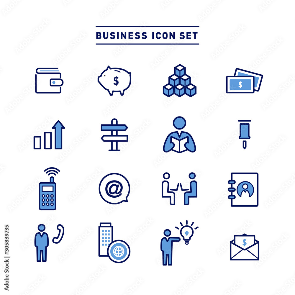 BUSINESS ICON SET
