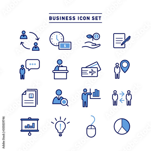 BUSINESS ICON SET
