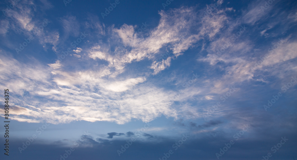 青空と雲のパノラマ