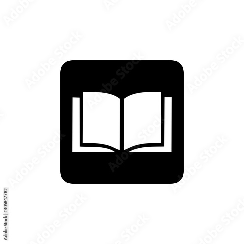 book and library icon vector design symbol