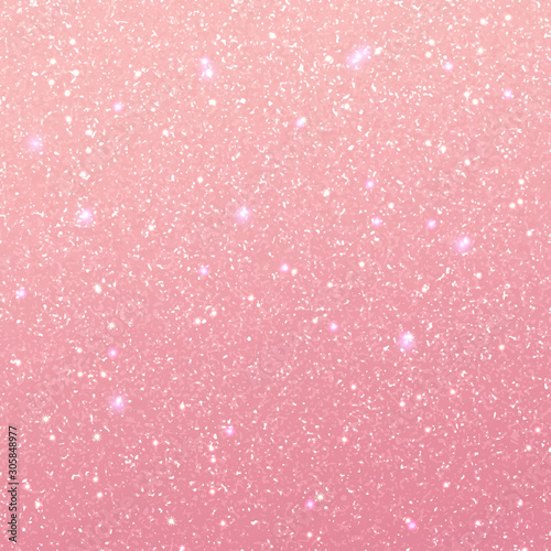 Pink glitter abstract background with sparkles.
