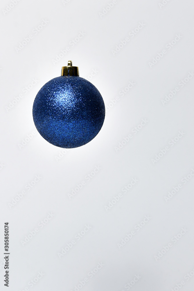 Christmas tree ball isolated on white background