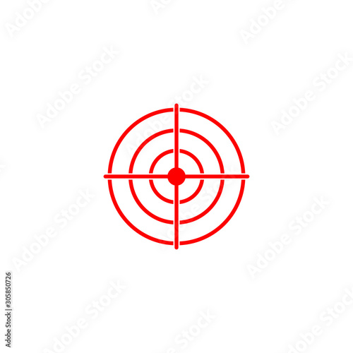 target icon vector design symbol