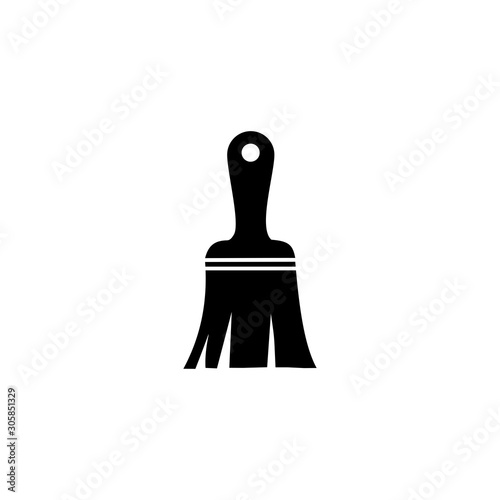 paint brush icon vector design symbol