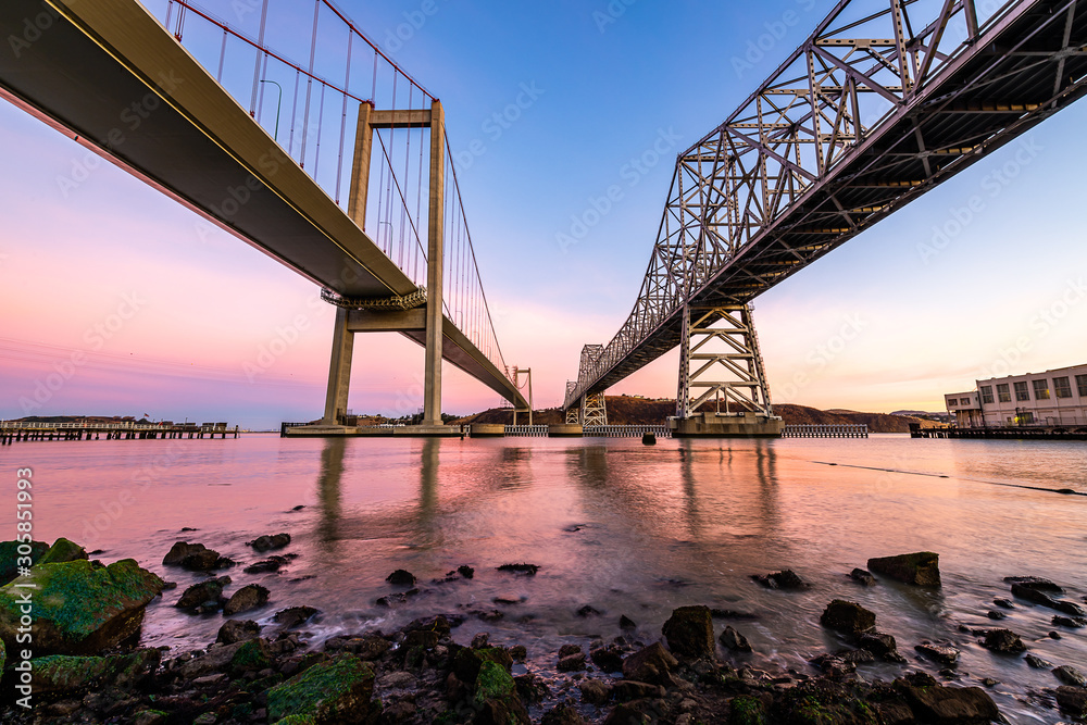 Carquinez Bridge at Sunrise Carquinez Bridge at Sunrise