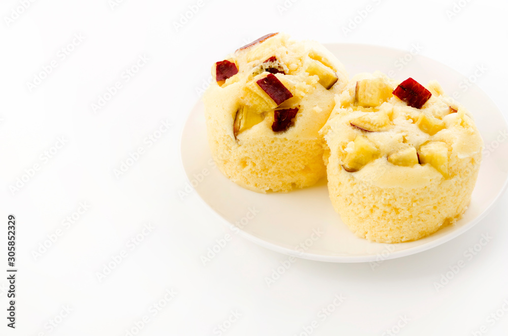 さつま芋の蒸しケーキ さつま芋の蒸しケーキ