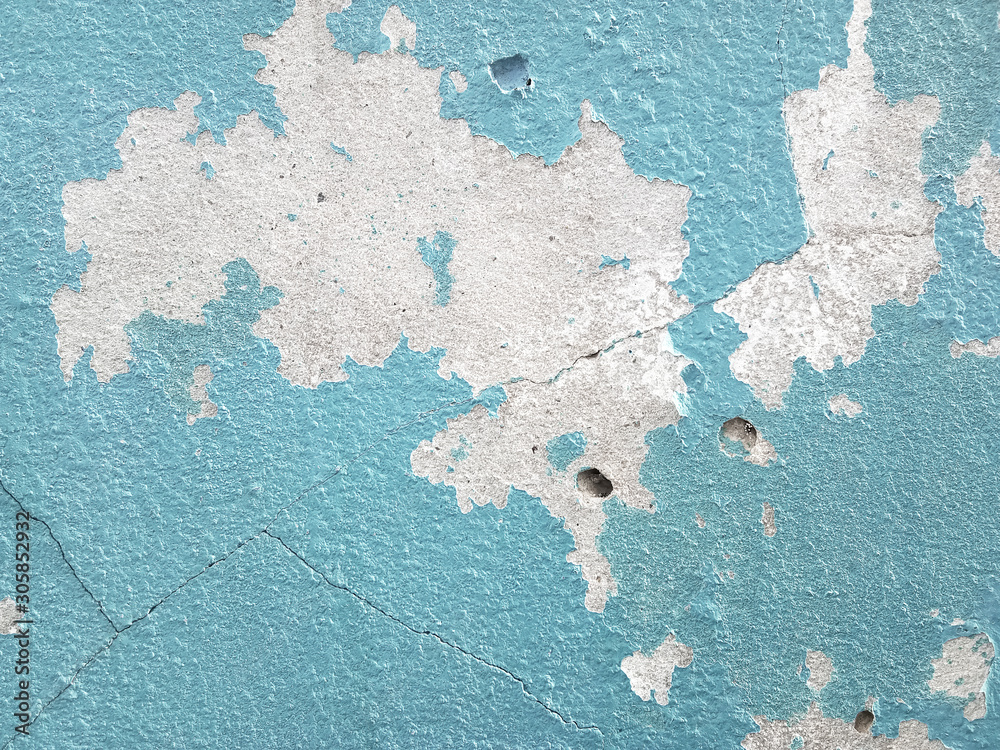 Exterior paint deteriorates on old cement floor Exterior paint deteriorates on old cement floor