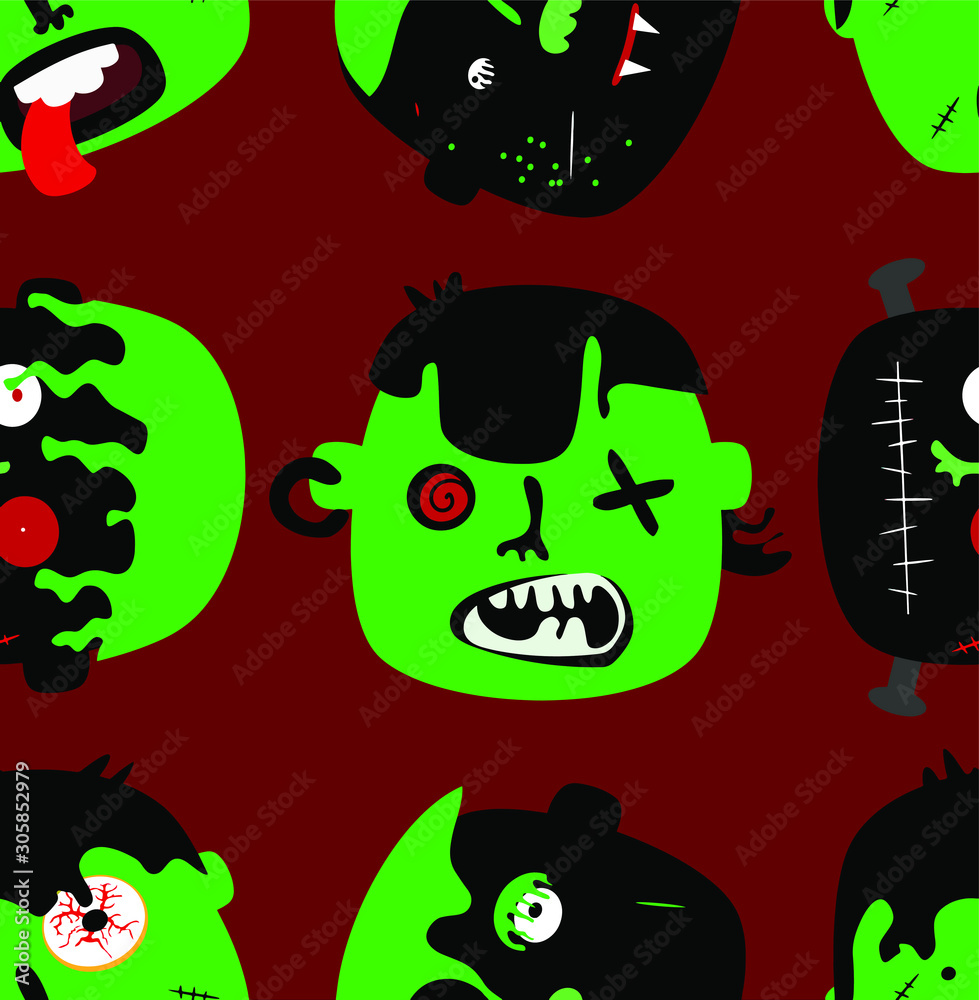 Obraz premium monsters illustration