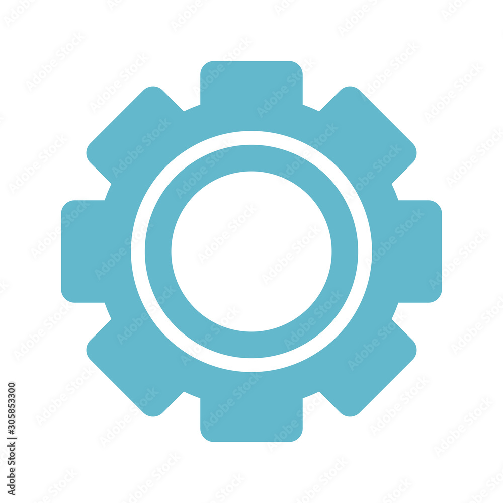 Isolated gear icon vector design Isolated gear icon vector design