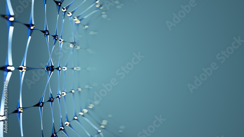 Blue glass network structur...
