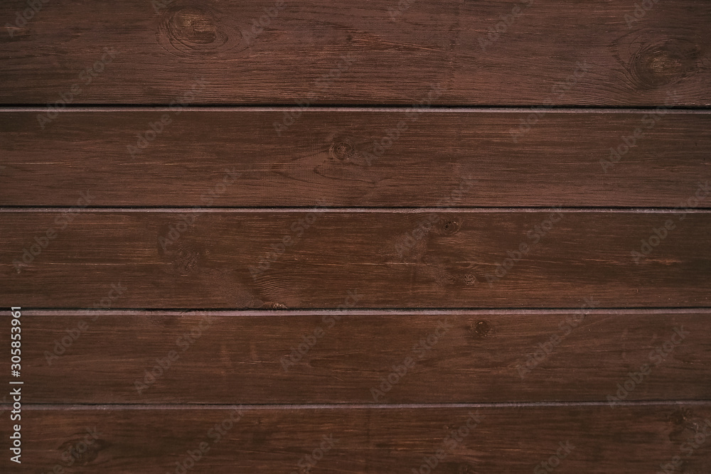 Classic brown wooden background made of dark natural wood in the style of grunge. Top view. Raw planed texture of coniferous pine varnished. The surface of the table for shooting flat lay. Copy space Classic brown wooden background made of dark natural wood in the style of grunge. Top view. Raw planed texture of coniferous pine varnished. The surface of the table for shooting flat lay. Copy space