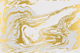 Gray and gold agate ripplle pattern. Simple marble monochrome background. Minimalism