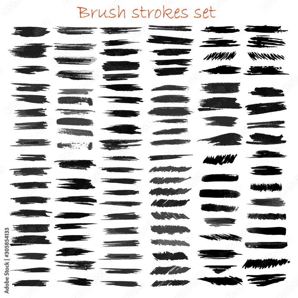 grungy vector brush strokes grungy vector brush strokes