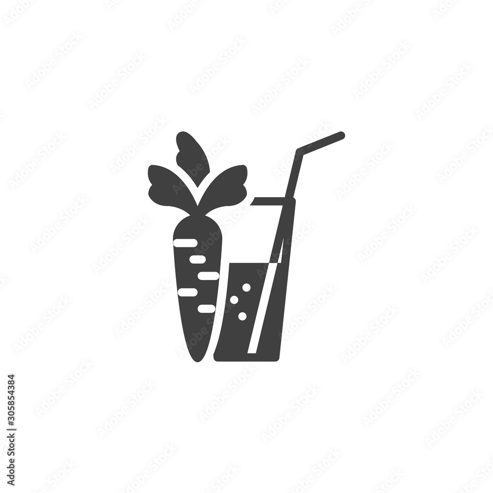 Carrot juice vector icon. Fresh smoothie drink filled flat sign for mobile concept and web design. Carrot lemonade glass glyph icon. Detox beverages symbol, logo illustration. Vector graphics Carrot juice vector icon. Fresh smoothie drink filled flat sign for mobile concept and web design. Carrot lemonade glass glyph icon. Detox beverages symbol, logo illustration. Vector graphics
