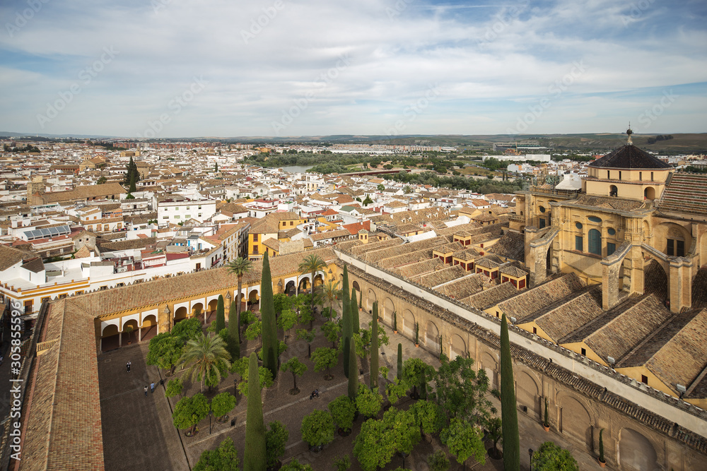 Mezquita - Cathedral of Cordoba view from bellfry