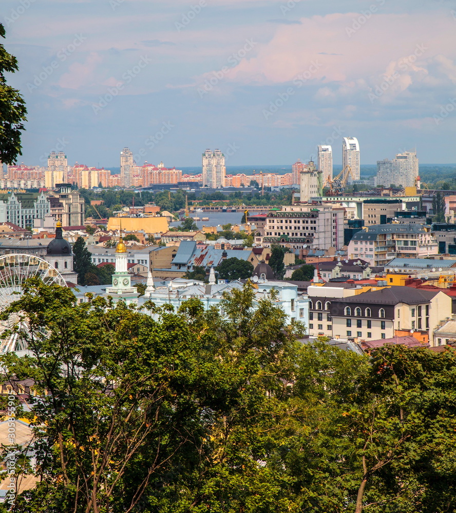 View of the city of Kiev