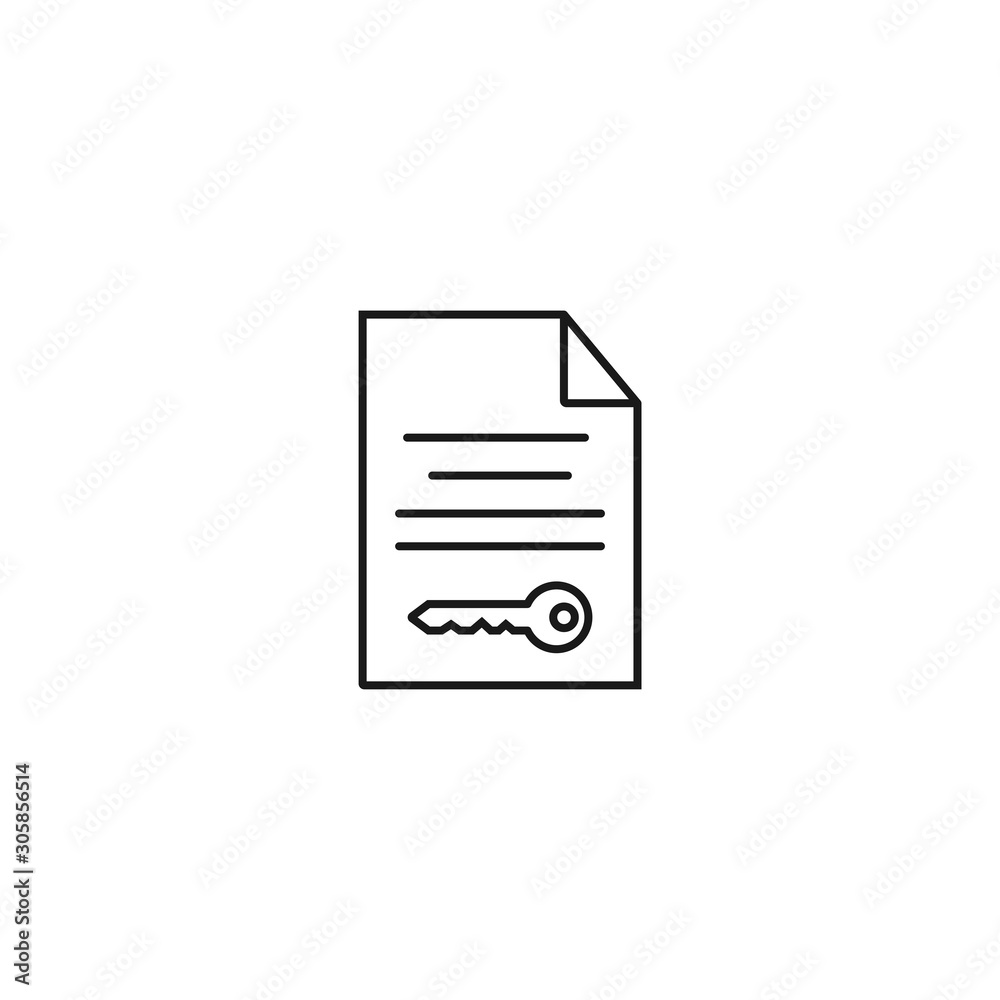 file access - minimal line web icon. simple vector illustration. concept for infographic, website or app. file access - minimal line web icon. simple vector illustration. concept for infographic, website or app.