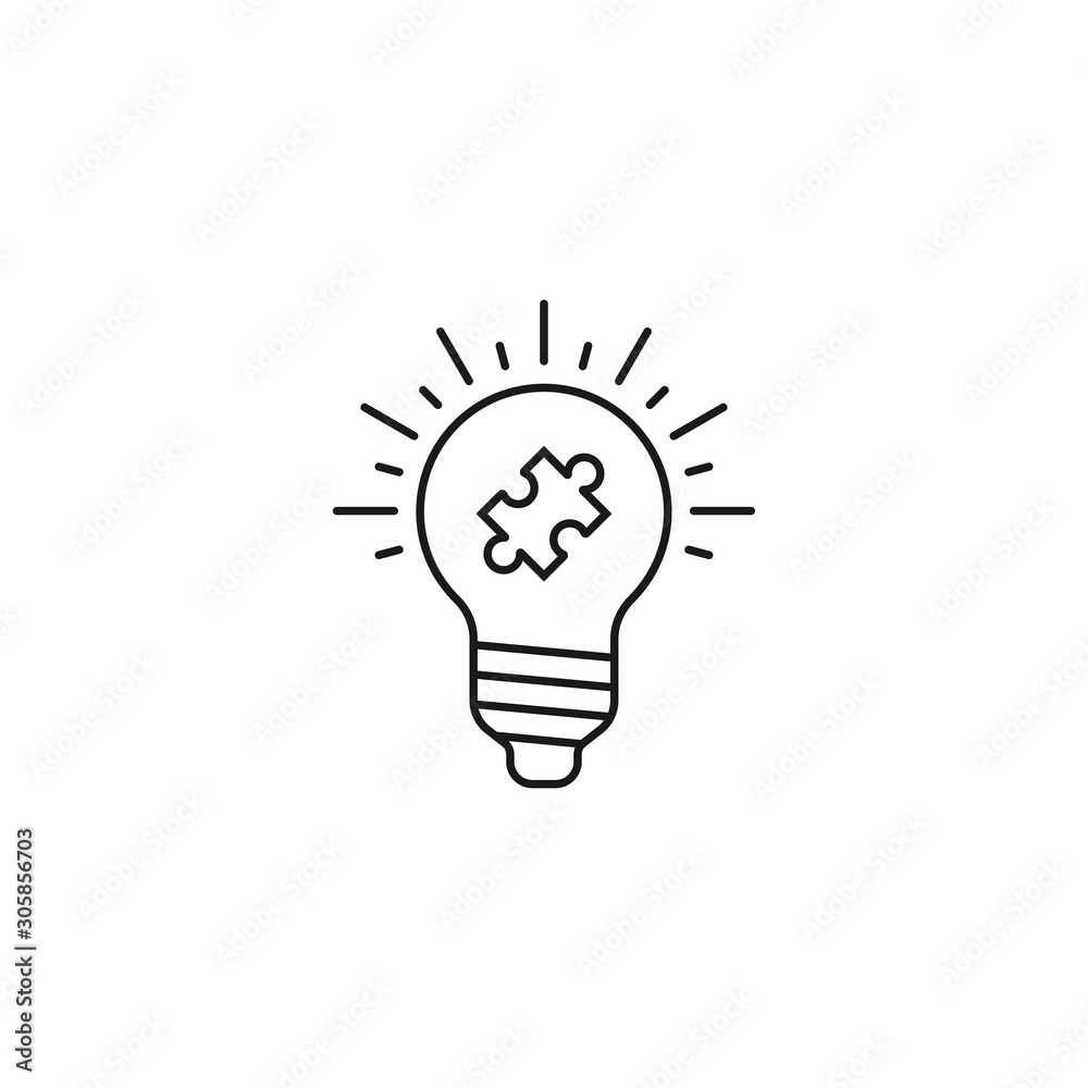solution - minimal line web icon. simple vector illustration. concept for infographic, website or app. solution - minimal line web icon. simple vector illustration. concept for infographic, website or app.
