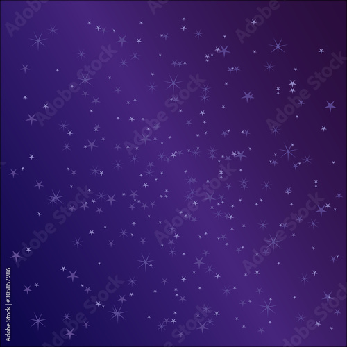 Starry sky vector illustration. © Lisitsa