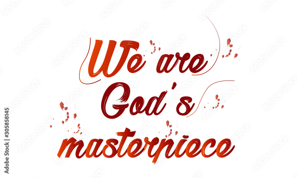 Fototapeta premium Christian faith, typography for print or use as poster, card, flyer or T shirt