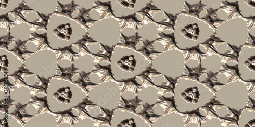 Ornamental embossed 3D meta...