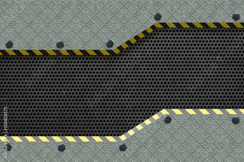 Abstract Metal textured Ind...