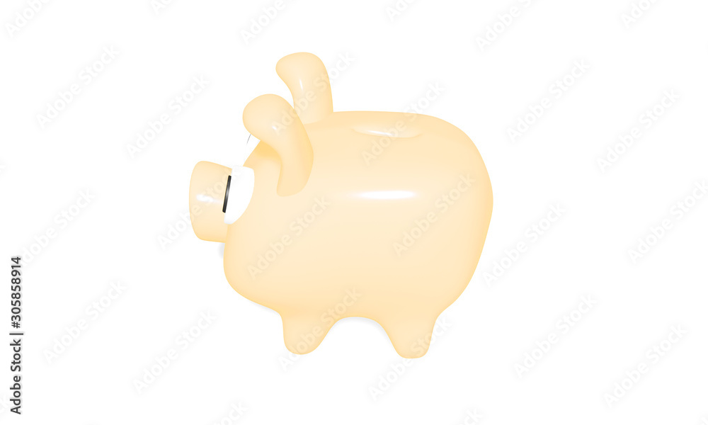 piggy bank isolated on white background piggy bank isolated on white background