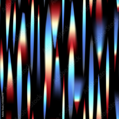 Abstract seamless pattern with rainbow stripes