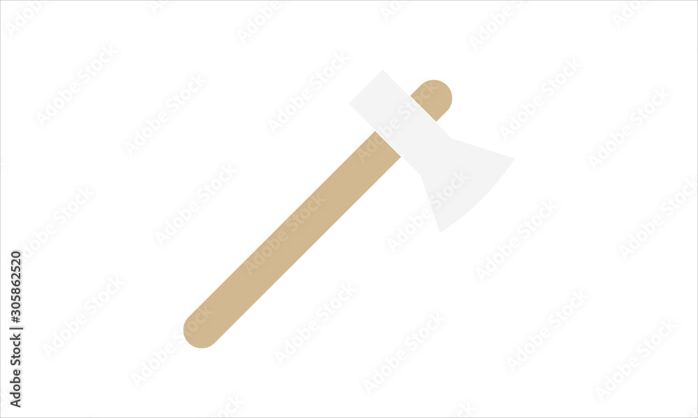 Axe icon for woodcutting and outdoor survival Axe icon for woodcutting and outdoor survival