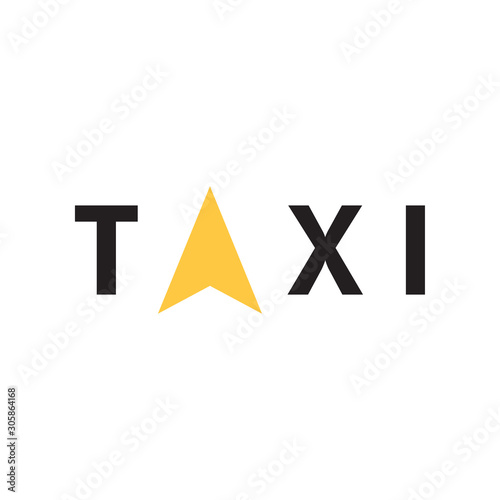 Taxi icon design template vector isolated illustration