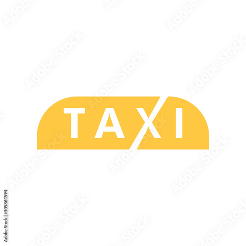 Taxi icon design template vector isolated illustration