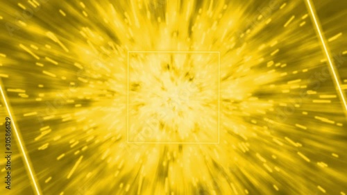 gold square flying background