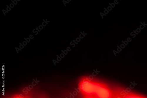 red light on black background,