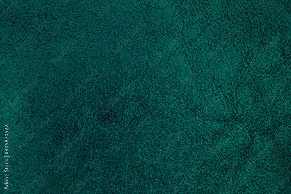 Dark green leather texture. Background Dark green leather texture. Background