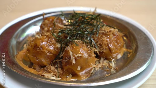 takoyaki - japanese food style photo