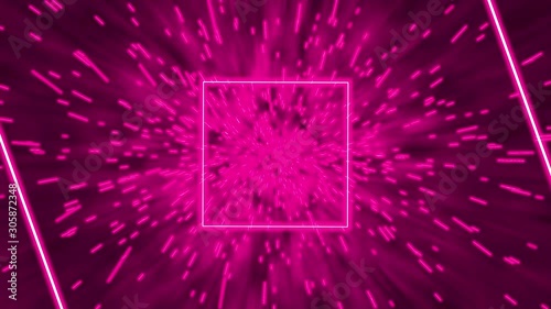 pink square flying background
