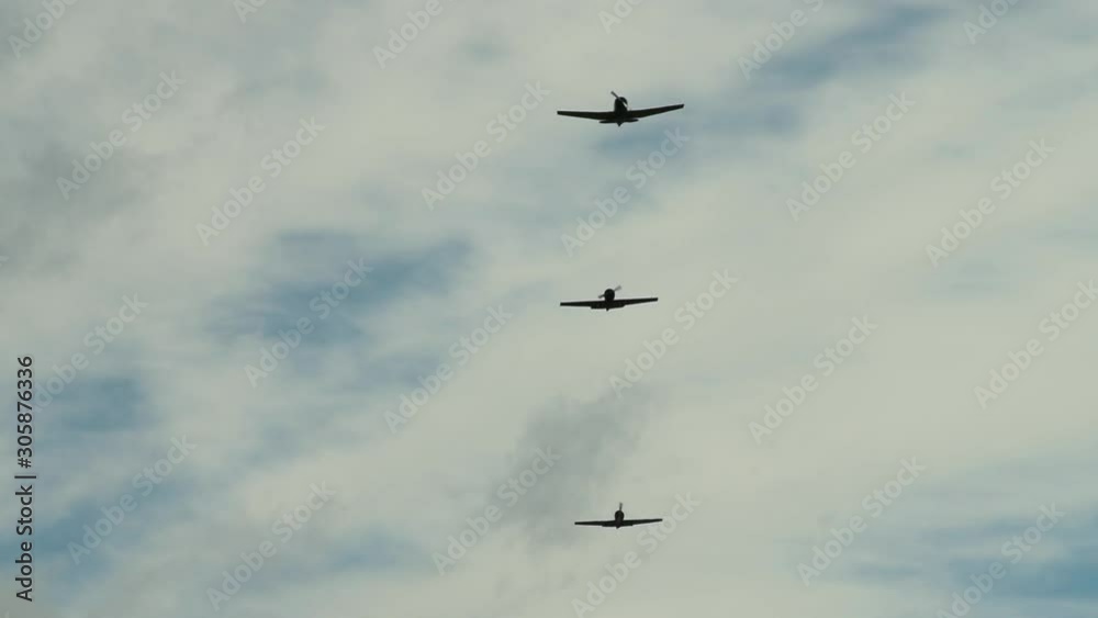 Light engine planes in the sky Light engine planes in the sky