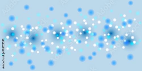 Light bokeh abstract vector background. Abstract defocused circular. Light christmas granular abstract texture. Holiday background. Magic background. Vector illustration eps 10.