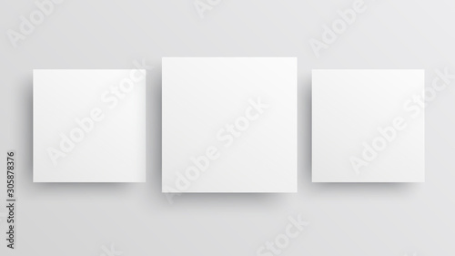 Web design carousel elements with horizontal scrolling. Vector Illustration.