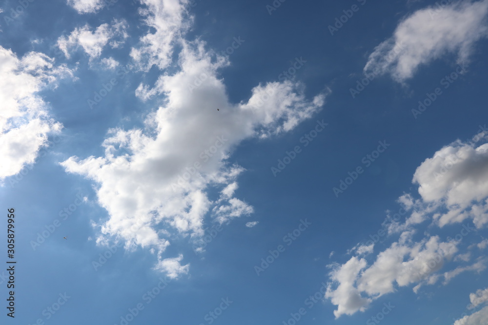 Fototapeta premium blue sky with clouds