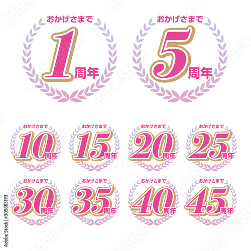 おかげさまで　周年記念