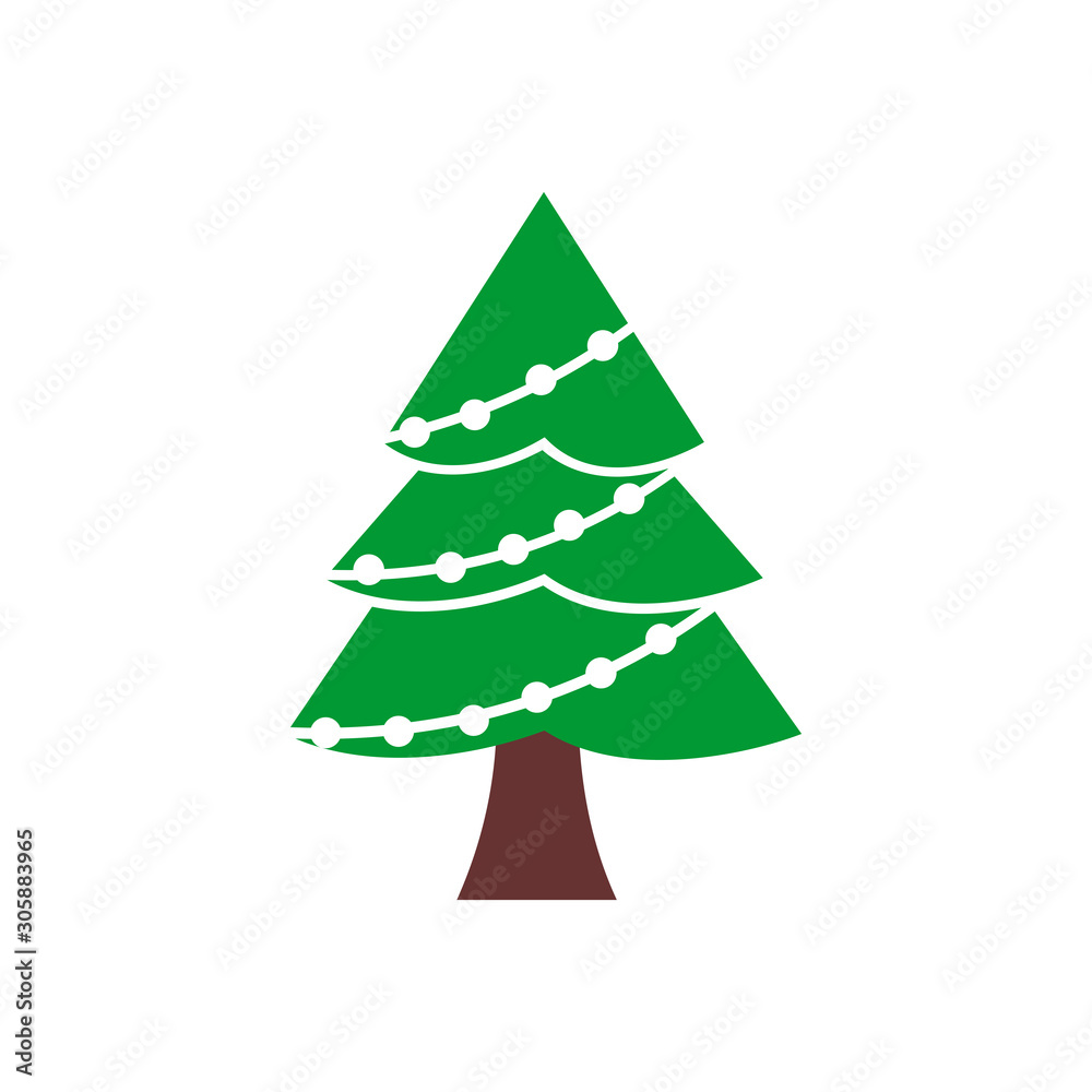Christmas tree icon vector design symbol Christmas tree icon vector design symbol