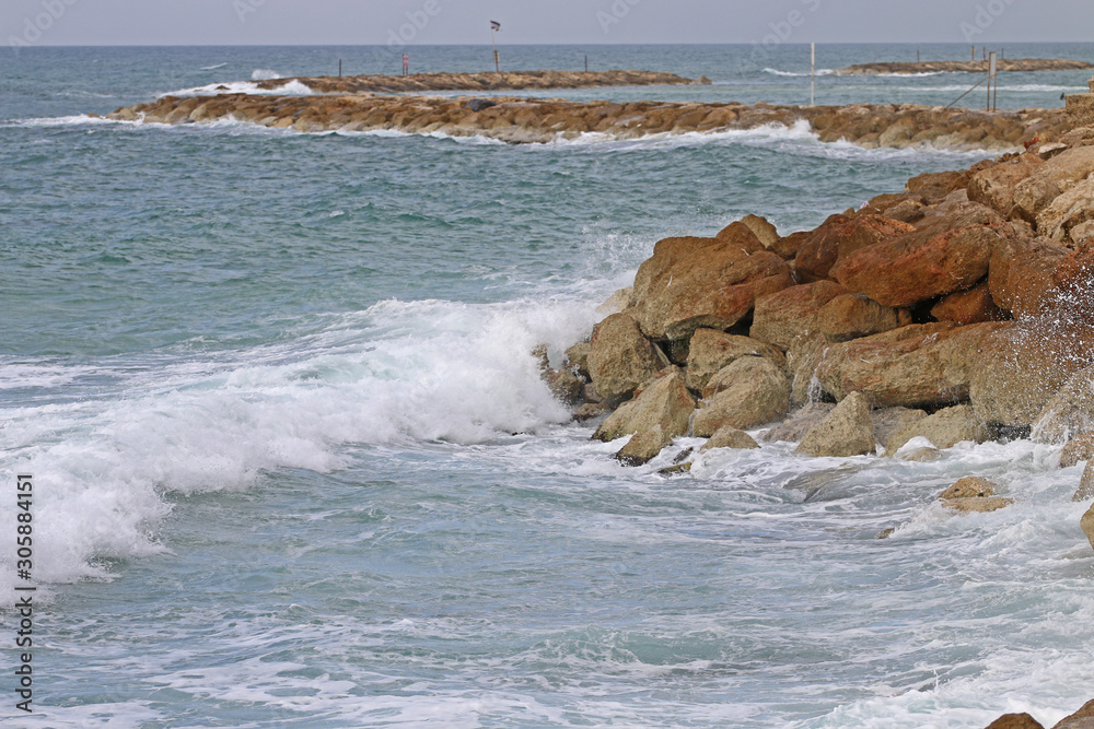 the sea is the shore of the rocks the sea is the shore of the rocks