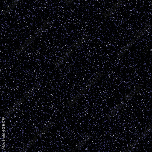Thousands of random blue tiny stars for background or surface design. Seamless repeat vector pattern swatch.