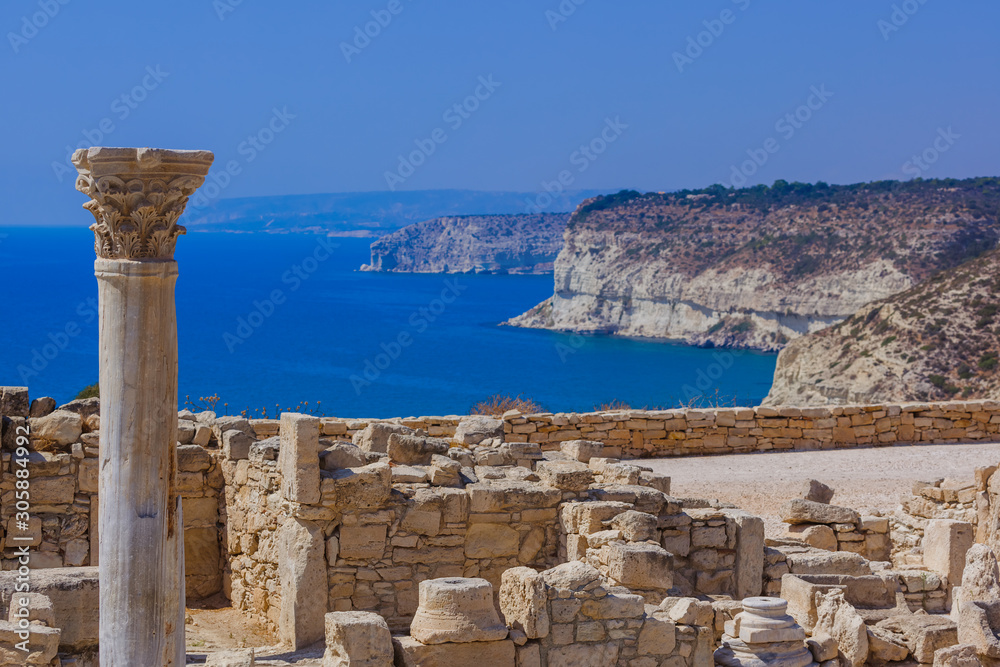 Ancient Kourion archaeological site in Limassol Cyprus