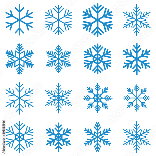 snowflake icon vector design symbol © trimulyani