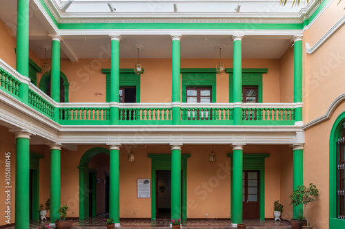 Sucre, Bolivia 10-19-2019. Old typical house at Sucre Bolivia. photo