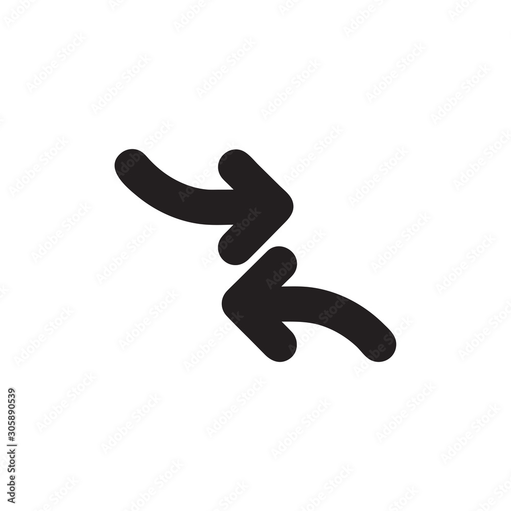 Tow arrow icon vector isolated on background. Trendy web symbol. Pixel perfect. illustration EPS 10. - Vector. Tow arrow icon vector isolated on background. Trendy web symbol. Pixel perfect. illustration EPS 10. - Vector.